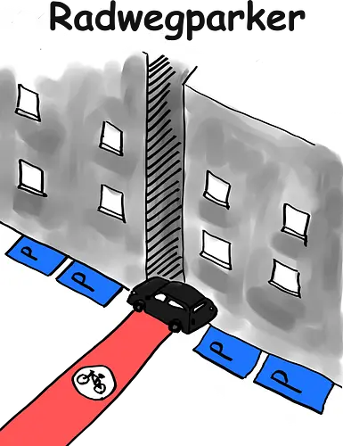 Radwegparker