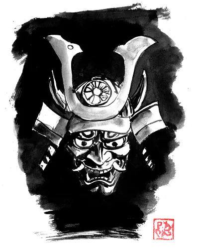 oni mask - oni, mask, sumie, japan