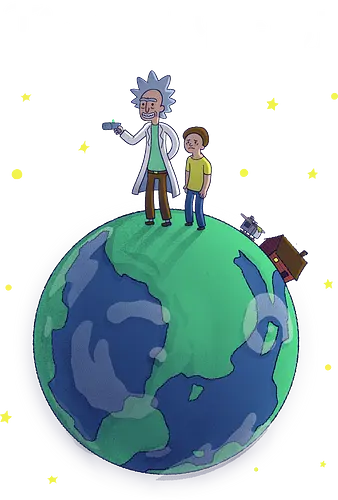 The Little Planet - little prince, kleiner prinz, rick, morty