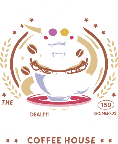 Spamton Coffee Emblem - Tale, deltarune, muffet, sans, indie game, video game, gaming, rpg, spamton, mettaton, gamer, papyrus, toriel, asgore, spider cider