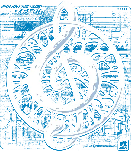 Music within - music, music lover, feel the music, musician, music gift, musical, melody, rhythm, soundwave, treble clef, emotional, minimalist design, music tshirt, music art, band gift, music quote, music passion, listen to music, dj