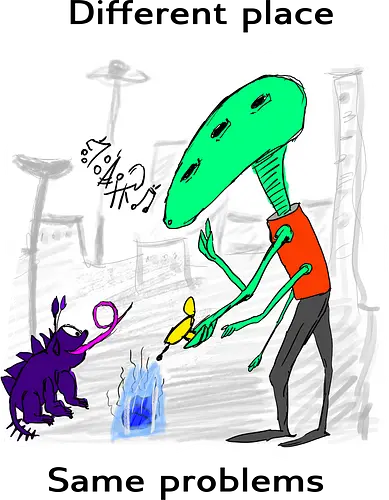 Different place, same problems