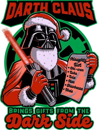 Dark Lord Christmas - Space Movie Parody - Movies, Scifi, Space, Action, Space Opera, classic, movie, christmas, santa claus, naughty list, naughty, gift, gifts