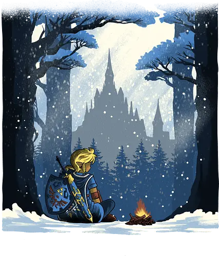 Snowy Quest - Legend, Hero of Time, Master sword, Hero of Time, Castle, Game