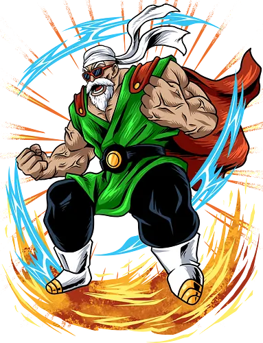 the great kamesennin  - anime, manga, Dragon, fanart, kamesennin, supersaiyan, saiyan, hero, superhero, oldman, strong