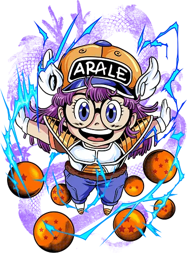 arale the saiyan girl  - anime, manga, songoku, Dragon, kamesennin, Dragon, fanart, hero, saiyan, supersaiyan
