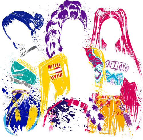 Hunters behind the shadows - kpop, saja boys, rumi, zoey, mira, demon hunters, music, movies