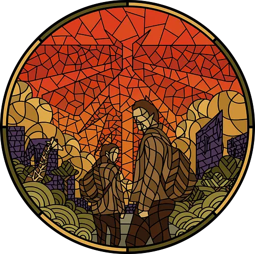 Look for the ligth  - Last, adventure, cordyceps, ellie, fireflies, gaming, joel, post apocalyptic, retro, runner, stained glass, survival game, tlou, tv series, clickers