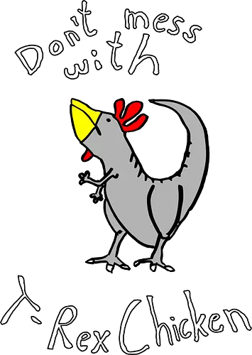 T-Rex-Chicken - Dinosaurier, T-Rex, Vögel, Hühner, Evolution