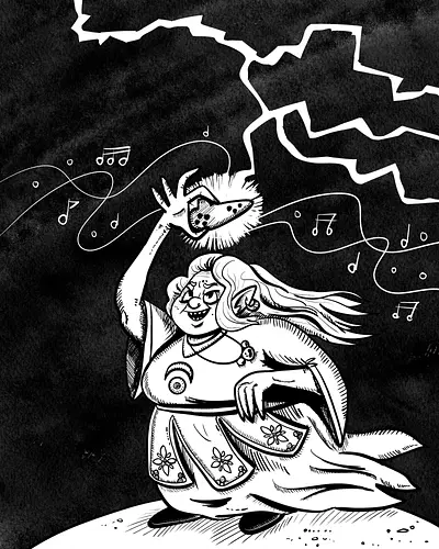 Stormclay Ocarina - Witch, Hexe, Sturm, Ocarina, Princess