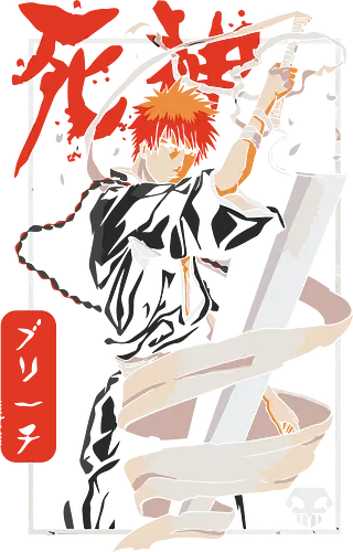 Ichigo Kurosaki Poster – Bleach Anime - bleach ichigo poster, ichigo kurosaki wandkunst, bankai bleach druck, anime shinigami deko, bleach anime poster, soul reaper kunstwerk, japanische anime wandkunst, manga action druck, bleach fan geschenk, ichigo ästhetik kunst.