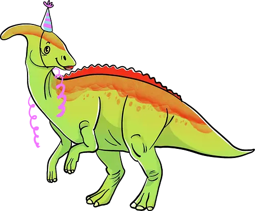 Partysaurolophus - Dino, Comic, Parasaurolphus, Party