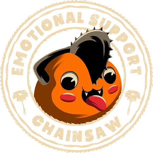Emotional Support Chainsaw - Chainsawman, Pochita, Demon, Chainsaw, Dog