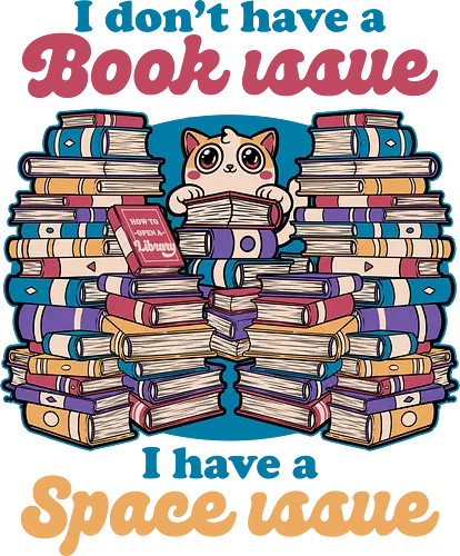 Cat Books Library - Book, Books, Bookworm, Library, Pet, Pets, Adventure, Fantasy, Social Issues, Cat, Cat Owner