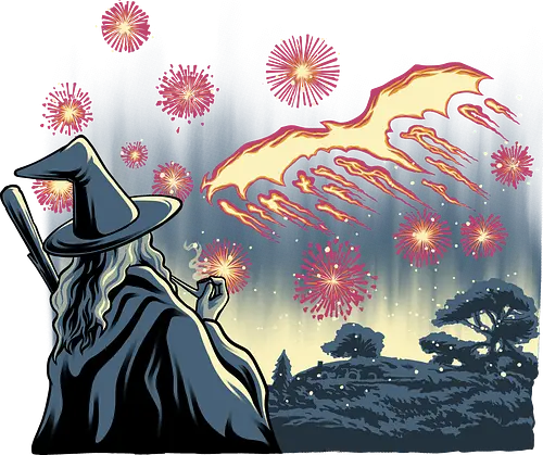 Fireoworks and Magic - Wizard, Wizard, Hobbit