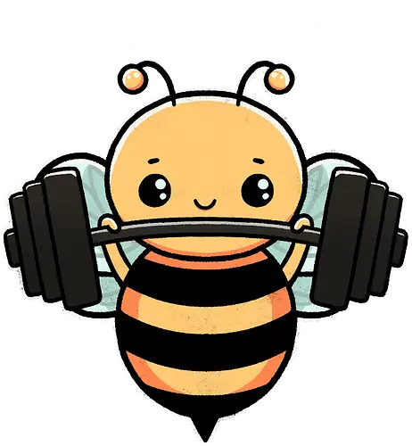 Bee Strong - bees, honey, pollinator, nature, wildlife, insect, bee art, bee lover, beekeeping, flowers, fitness, workout, health, exercise, bodybuilding, gymwear, motivational, cardio, personaltraining, yoga