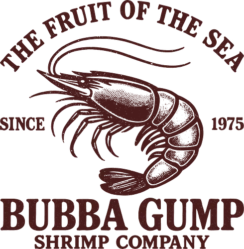 Bubba Gump - forrest gump, bubba, gump, shrimp, vintage, retro