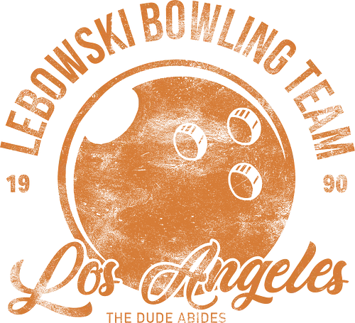 Lebowski bowling team - vintage, retro, Lebowski, bowling, bowling team, The Big Lebowski, Dudeism, funny bowling shirt, bowling gifts, retro bowling, Lebowski art, slacker culture