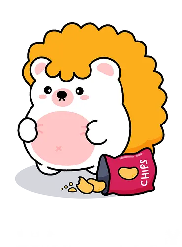 Always Chubby - always chubby, chubby hedgehog, body positive, body positivity, cute chubby, snack lover, chips, potato chips, cute hedgehog, kawaii, self love, soft belly, body acceptance, funny quote, relatable, comfort food, foodie, cute animal, cartoon hedgehog, woodland animal, cute illustration, character art, adorable, plus size love, anti diet culture, self care, cozy, cute merch, aesthetic, indie artist, cute t shirt idea, wholesome, feel good, cute critter, sillyfrenz, heho, snack attack, junk food, guilty pleasure, happy chubby, chonky, round animal, squishy, cute graphic, pastel, everyday wear, casual, playful design, positive message