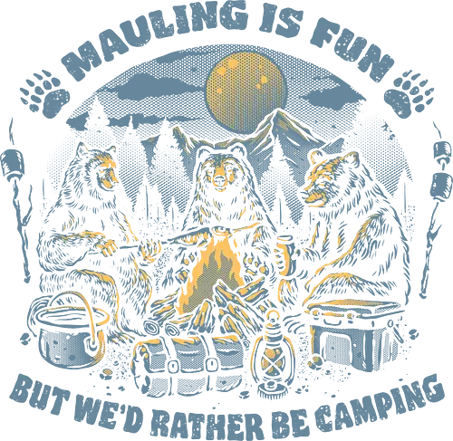 Bears Would Rather Be Camping - camping, outdoor, funny, humor, animals, adventure, Bear, bears