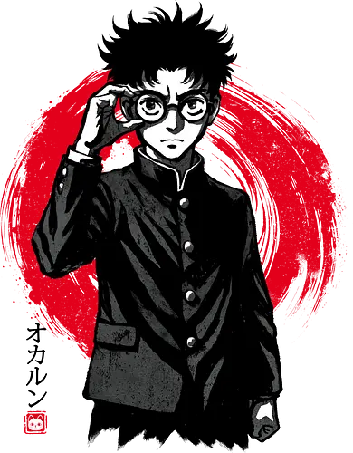 Sumi-e Nerd  - anime, manga, otaku, funny, cool, cartoon, fan art, momo, ken, jin, seiko