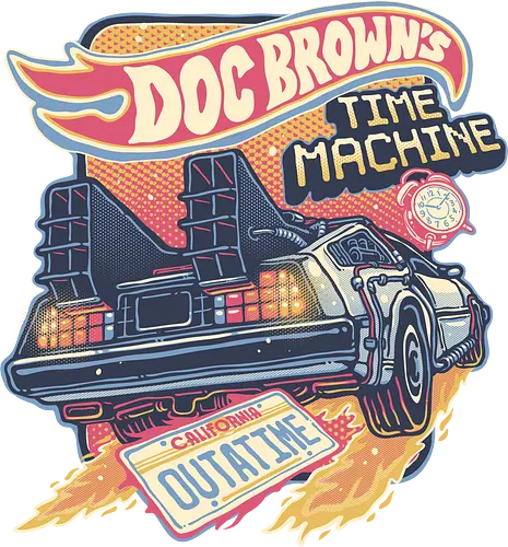 Blazing Time Machine - Movies, time, time travel, classic, classic movie, vehicle, time machine