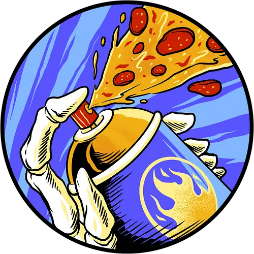 colorful life of pizza - pizza, food, dracula, vampire, halloween, spooky, creepy, space, astronout, delicious, beverages, meatball, sausages, fastfood, bestfriend