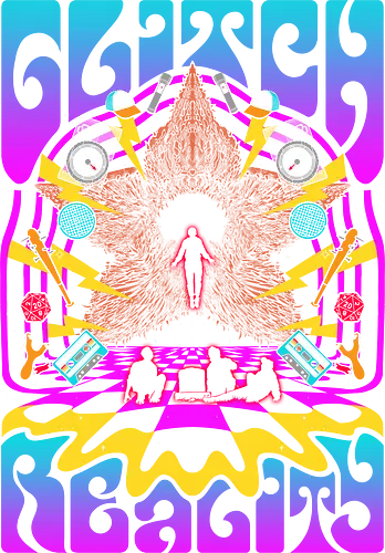 Glitch Reality - Strange, 80s, demogorgon, eleven, hawkins, lucas, mike, TV, pyschedelic, retro, stranger, trippy, upside down, vintage, will byers, lucas sinclair, nancy wheeler, stranger things movie