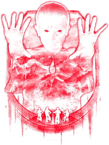 Lab Escapee - Strange, 80s, demogorgon, eleven, hawkins, lucas, mike, TV, pyschedelic, retro, stranger, trippy, upside down, vintage, will byers, lucas sinclair, nancy wheeler, stranger things movie