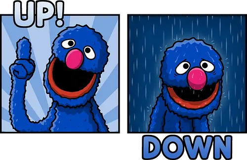 Up and Down! - sad, therapy, funny, retro