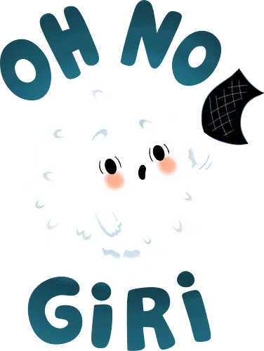 OH NO Giri - onigiri, sushi, japanese, kawaii, cute, Japan