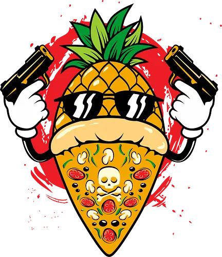 sweet mafia - pizza, mafie, pineapple, fresh, burger, food, cool, funny, vintage, cartoon, logo, classic, flag, nation, voted, friendship