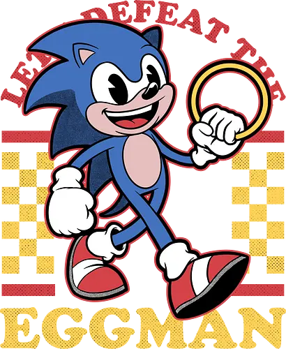 Game Mascot Hedgehog Runner - Video Games, Video Game, Game, Games, Gamer, Mascot, Retro, Vintage, Retro Vintage, Retro Gamer, Retro Cartoon, Fantasy, Adventure, Hedgehog, Run, Runner, Running, Doctor, Animal, Pet