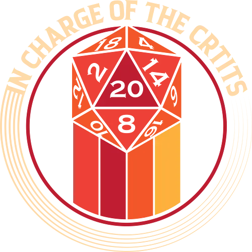 In Charge of the Crits D20 Retro RPG  - rpg, d20, dice roll, dungeon master, fantasy, funny, gamer, gaming, geek, humor, nerd, nostalgia, retro, tabletop, vintaage