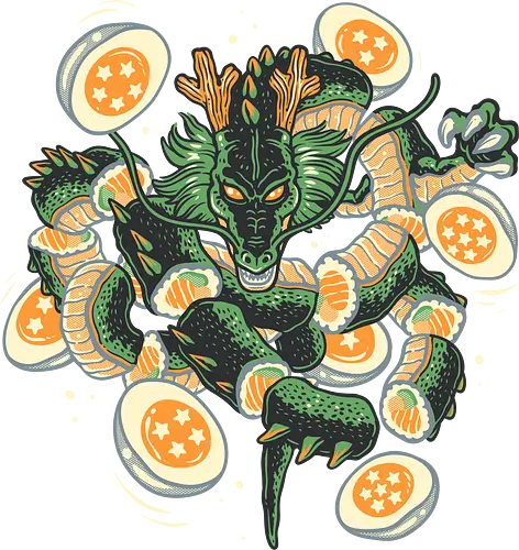 Spirit of Sushi - Sushi, anime, mash up, Manga, funny, humor, food, animation, animated