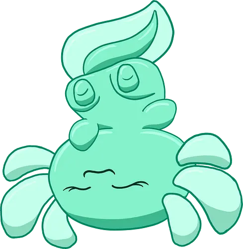 Entspanntes Axolotl - Axolotl, Axl, cute, Cartoon, comic, Tier, Wasser, Water, rosa, lila, violet, türkis, grün