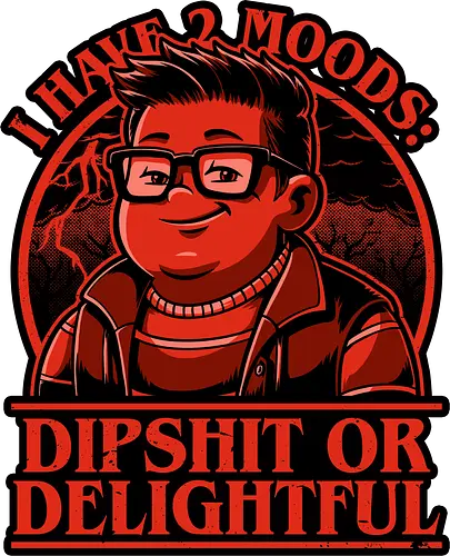 Stranger Kid Delightful - Rpg, 80s, Retro, Retro Vintage, Vintage, Kid, Dip, Delight, Moody, Mood, Moods, Derek, Funny, Fun, Halloween, Classic Movie, Classic, Rpg