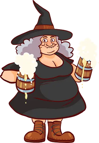 Bierhexe - Hexe, Witchy, Bier