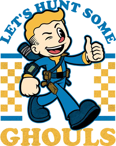 Game Mascot Tech Boy - Video Games, Video Game, Game, Games, Gamer, Mascot, Retro, Vintage, Retro Vintage, Retro Gamer, Retro Cartoon, Fantasy, Adventure, Rpg, Post-apocalyptic, Apocalypse, Technology, Ghoul, Ghouls, Vault, Cola, Brotherhood