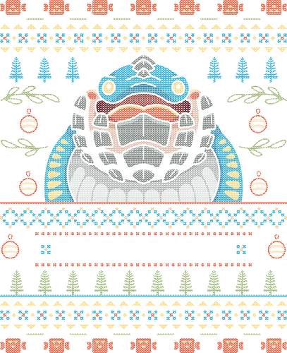 wyvern Ugly Sweater - hunting, monster hunter world, wyvern, coffee, gamer, gaming, video games, iceborne, palico, felyne, monster hunter rise, monster hunter wilds, pukei pukei, ugly christmas sweater