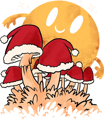 funggle all the way  - christmas, santaclaus, ugly christmas sweater, moon, psycadelic, funny, cute, hat, cartoon, merry christmas, decoration, holiday, black friday