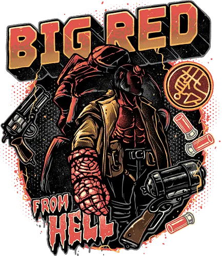 Big Red from Hell - Movie, film, demon, action, horror, comics, comic