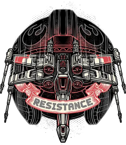 Join the Resistance - Film, movie, galactic, galaxy, science fiction, sci-fi, space