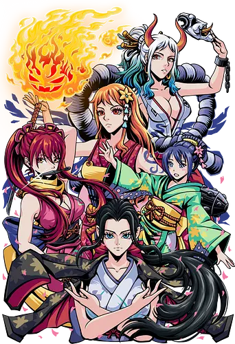 Crimson Voyage - Pirate, Wano Arc, Straw Hat Crew, pirate, Kaido, Oden, Samurai, Pirate Adventure, Nami, Nico Robin, OTama, Shinobu, Yamato, pirate anime, strawhat pirates, anime, manga, anime edit, Pirate Wano, pirate manga