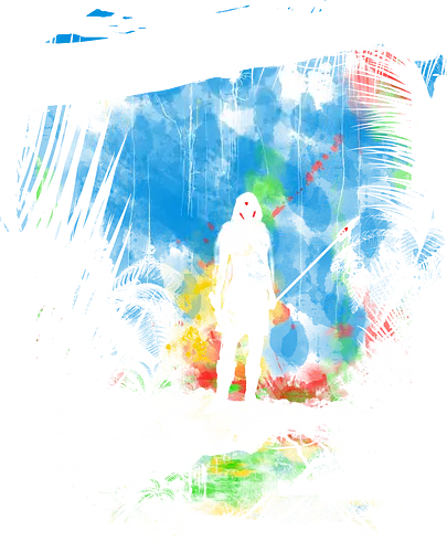 Princess of the forest - mononoke hime, anime, movie, fantasy