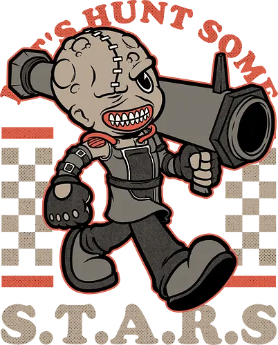 Game Mascot Bio Corporation - Video Games, Video Game, Game, Games, Gamer, Mascot, Retro, Vintage, Retro Vintage, Retro Gamer, Retro Cartoon, Game Mascot, Corporation, Fantasy, Adventure, Horror, Survival Horror, Survival, Science Fiction, Science, Monster, Technology, Zombies, Zombie