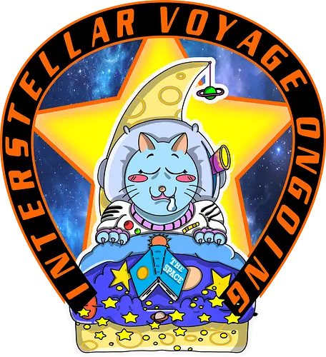 Kawaii Katze Interstellare Reise läuft - kawaii, katze, astronaut, weltraum, galaxie, universum, schlafend, müde, niedlich, cartoon katze, comic stil, space art, sci fi, kosmos, sterne, interstellar, verträumt, süßes design, anime stil, popkultur, witziges motiv, funny design, geschenkidee, trendig, tierillustration