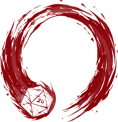 enso of fate  - dice, game, rolling, crit, board game, cool, funny, burning, enso, japaneseart, circle
