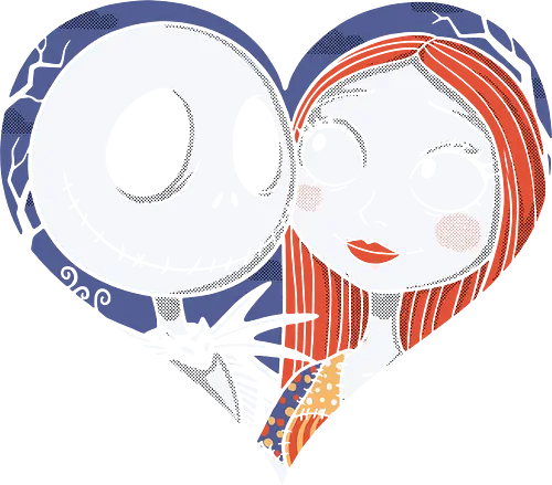 Love Never Dies - love never dies, dark love art, alternative romance, gothic couple, eternal love, romantic illustration, spooky love, outsider love