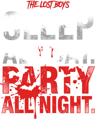 The Lost Boys" Sleep All Day Party All Night Retro Vampire T-Shirt